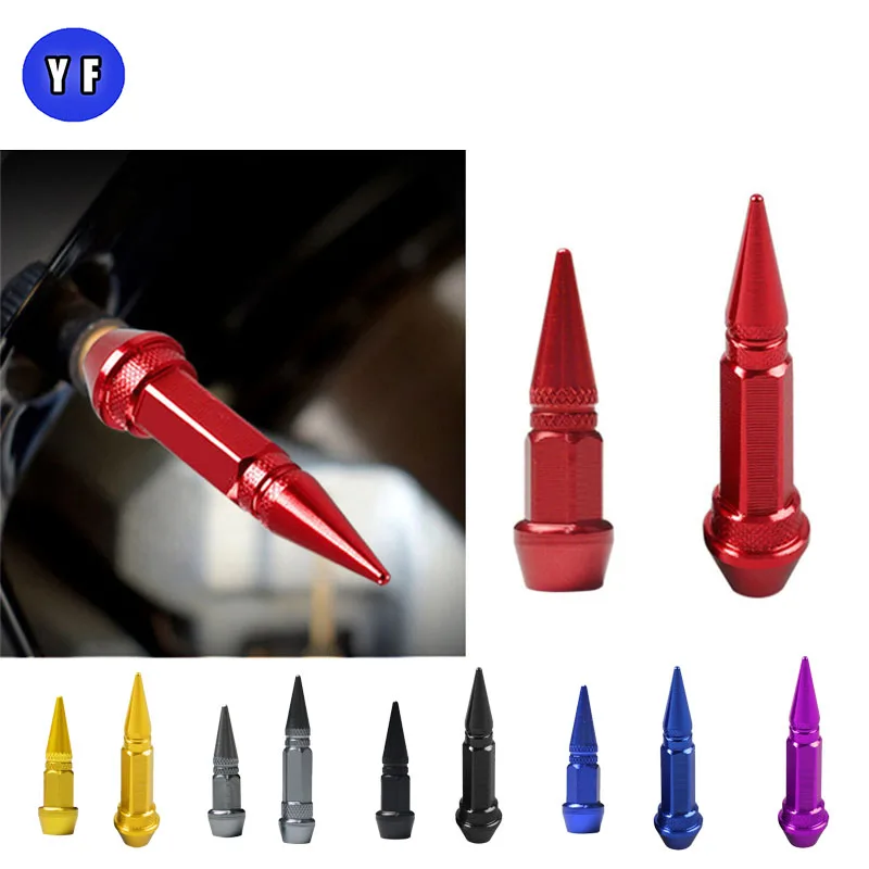 

Automotive bullet head valve cap pointed valve nozzle bicycle motorcycle automotive valve core cap general accessories