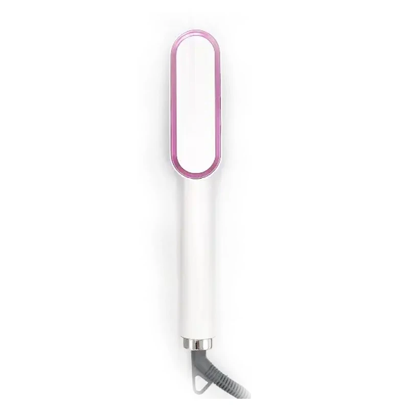 المهنية الأيونات السالبة كسول تصفيف الشعر مشط PTC التدفئة الشعر مجعد فرشاة فرد الشعر