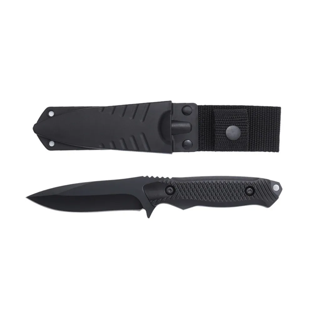 Full Tang Survival Knife Sharp Fixed Blade with ABS Plastic Handle for Camping Hiking Everyday Carry EDC Fruit Knives