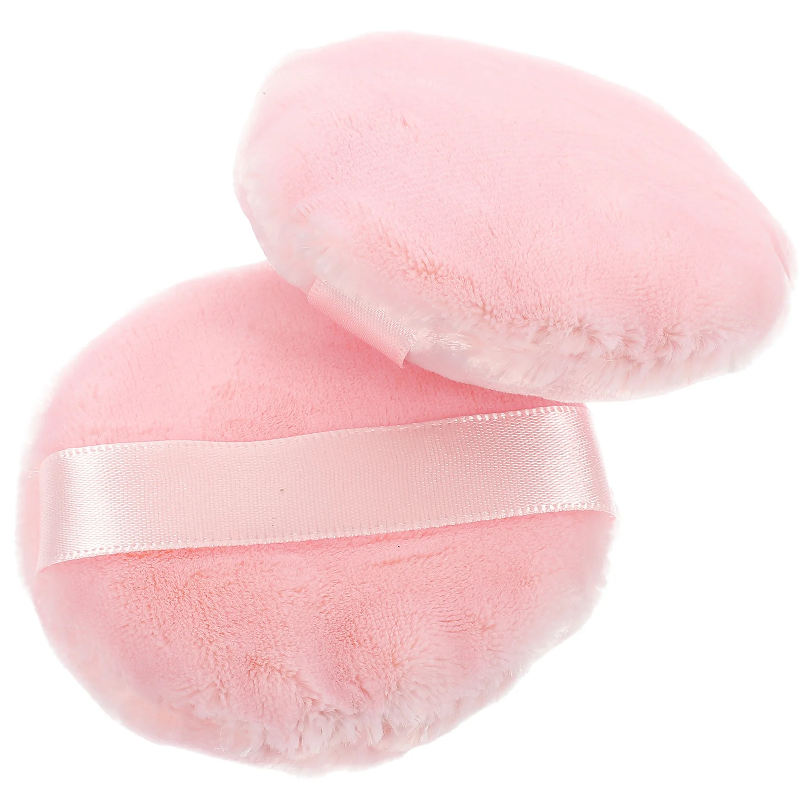 Éponge de maquillage en poudre bouffante en coton doux, 2 pièces, éponge Durable et réutilisable pour fond de teint, Blush, surligneur, maquillage