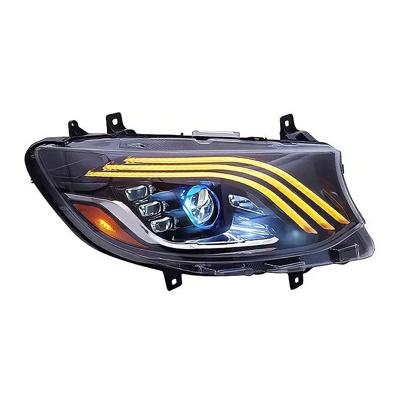 Improved For Mercedes Sprinter W907 2019 + Auto Accessories High And Low Headlights Daytime Running Headlights