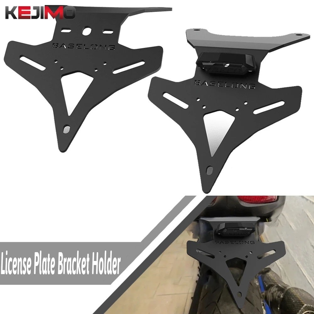 

FOR Suzuki DR650 / S / SE 1996 - 2024 2023 2022 DR650S DR650SE 2026 2025 Accessories Motorcycle Led License Plate Bracket Holder
