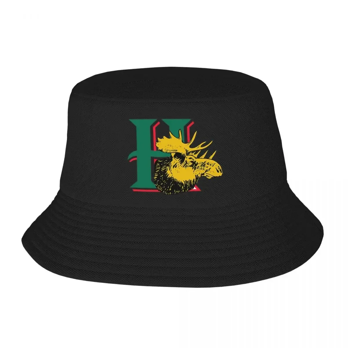 Halifax Mooseheads Bucket Hat Panama For Man Woman Bob Hats Reversible Fisherman Hats Summer Beach Fishing Unisex Caps