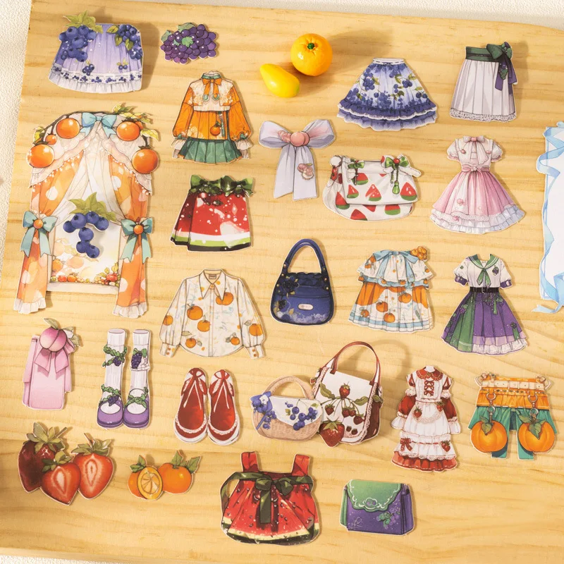 15pcs/1lot Kawaii Scrapbook Sticker Fruit flavored Sweetheart Girl Scrapbooking Planner Decorative Craft Stationery