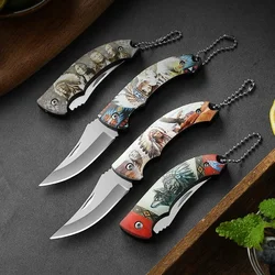 Folding Knife Outdoor Pocket Folding Knife Wilderness Camping Portable Stainless Steel Outdoor Fruit Knife