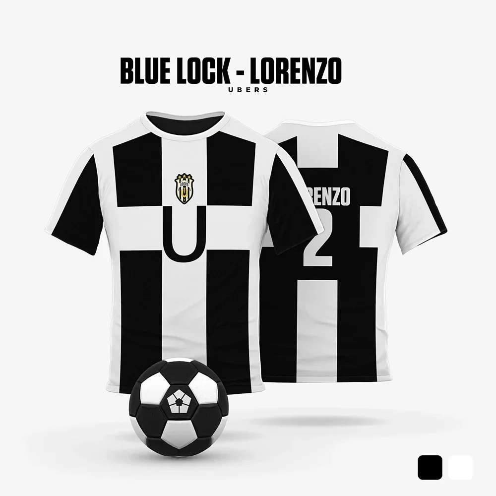 Blue Lock dibujos animados Anime Cosplay hombres Jersey verano manga corta niños camisetas Unisex 2024 nueva camiseta de moda image 5
