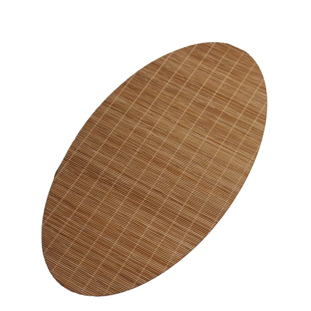 

Multicolor Bamboo Tea Mat Heat Insulation Multi-shape Hand-woven Tea Mat Anti Scalding Tea Ceremony Accessories