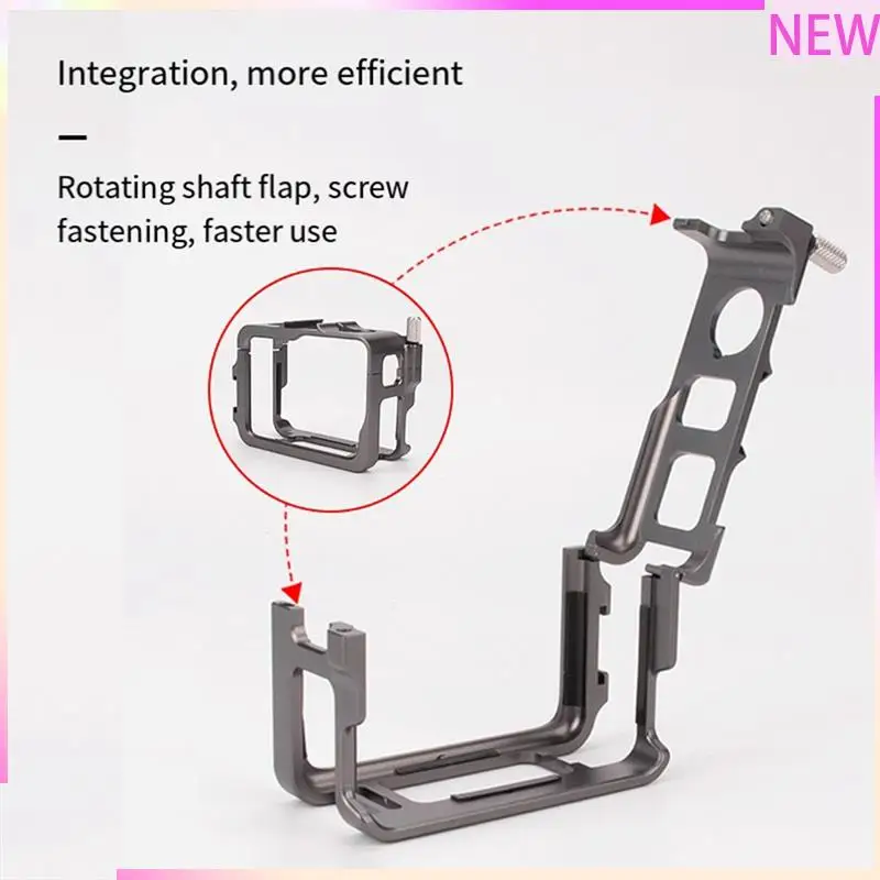 B27B Camera Cage For Insta360 Ace /Ace Pro Frame Case Quick Release Case Mount Adapter