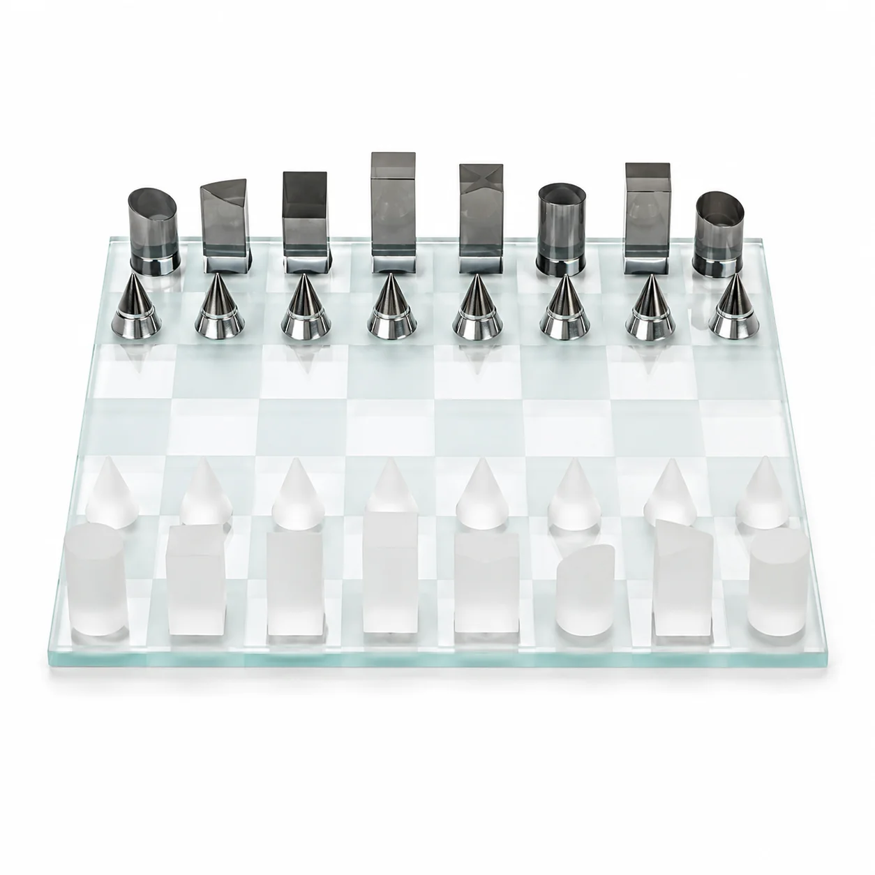 Book Party Games - Exquisite chess decoration creative transparent gray