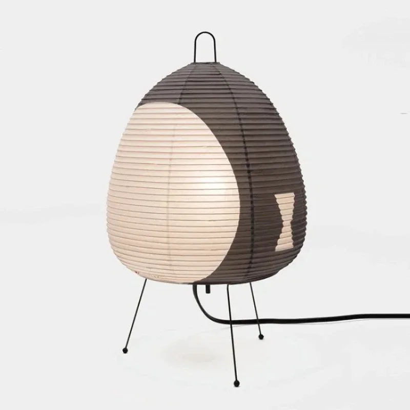 Imagem -03 - Estilo Japonês Moderno e Minimalista Akari Arroz Table Lamp com Uma Lâmpada de Assoalho Silencioso Vento um Estilo Artístico Único