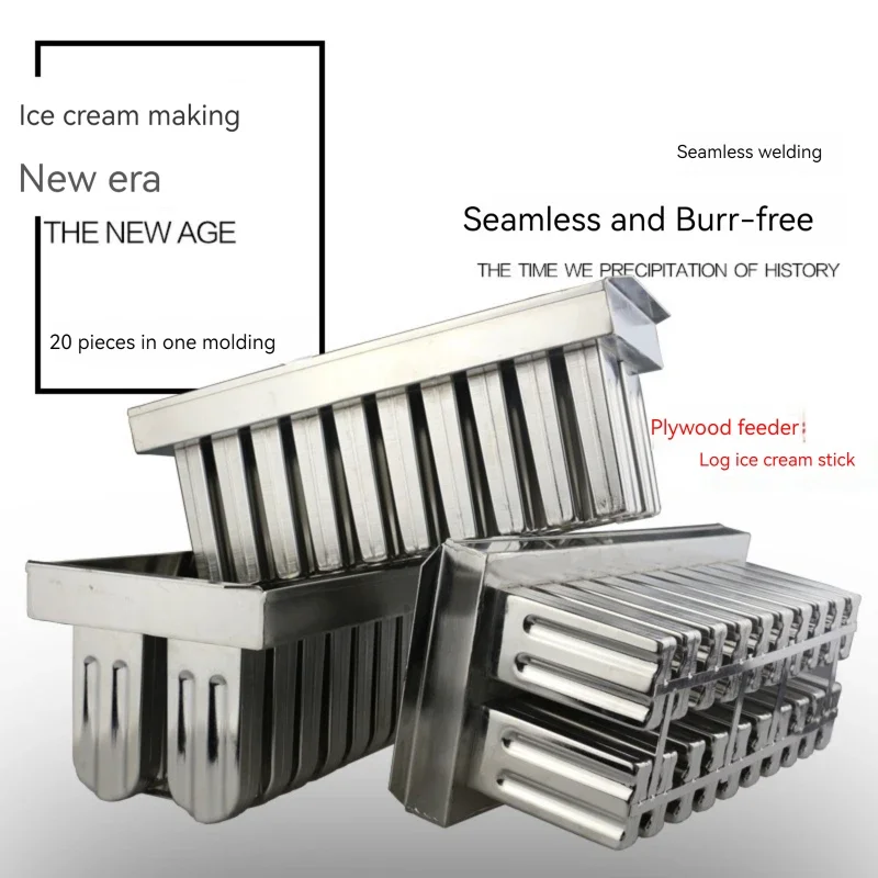 Moules à Glace en Acier Inoxydable, Modèles de Crème Glacée
