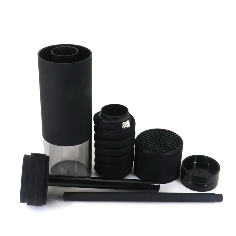 Acrylic&Silicone Hookah Bottle Portable Shisha for Home Car Picnic Beach Travel Chicha Narguile Smoking Accessories
