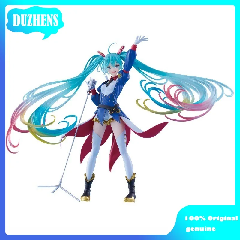 

Коллекционная фигурка BANDAI Mobile Suit Gundam к 45-летию × Hatsune Miku, аниме-фигурка из ПВХ, модель, игрушка, подарок