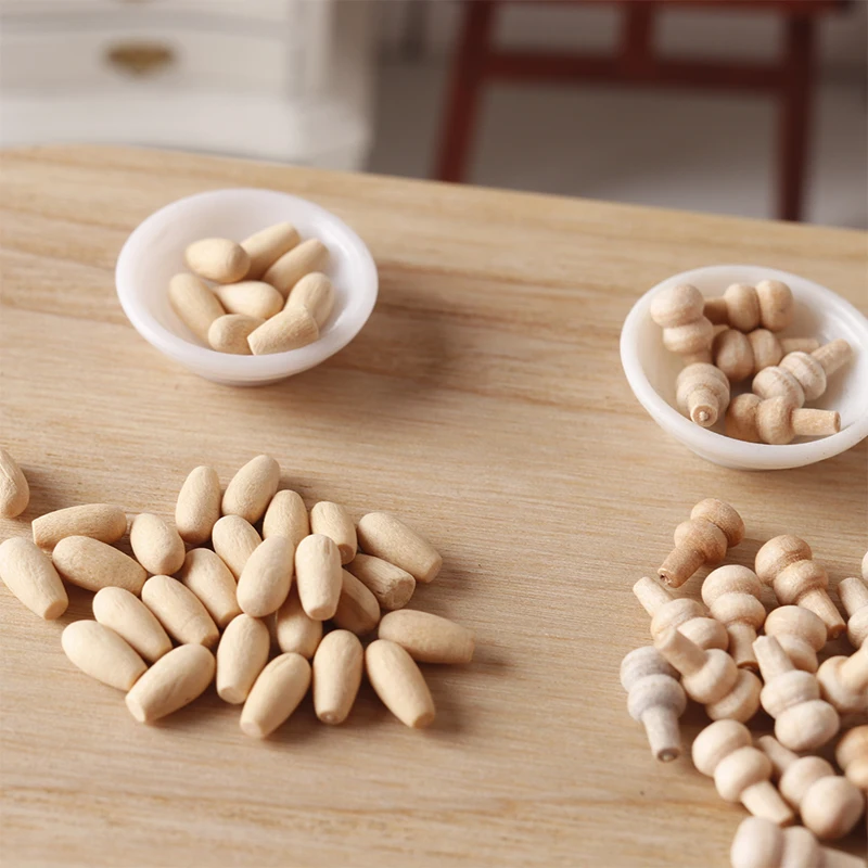 10 sztuk 1:12 domek dla lalek miniaturowe drewniane meble klamki do drzwi Mini część mebli uchwyty do szuflad drzwi okno ciągnij Model Decor Toy