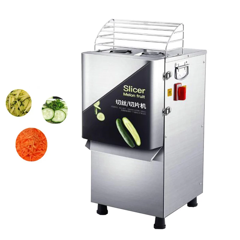 

Fruit Vegetable Slicer Shredding Machine For Potato Cucumber Carrot Multifunction Vegetable Cutting Machine Commercial