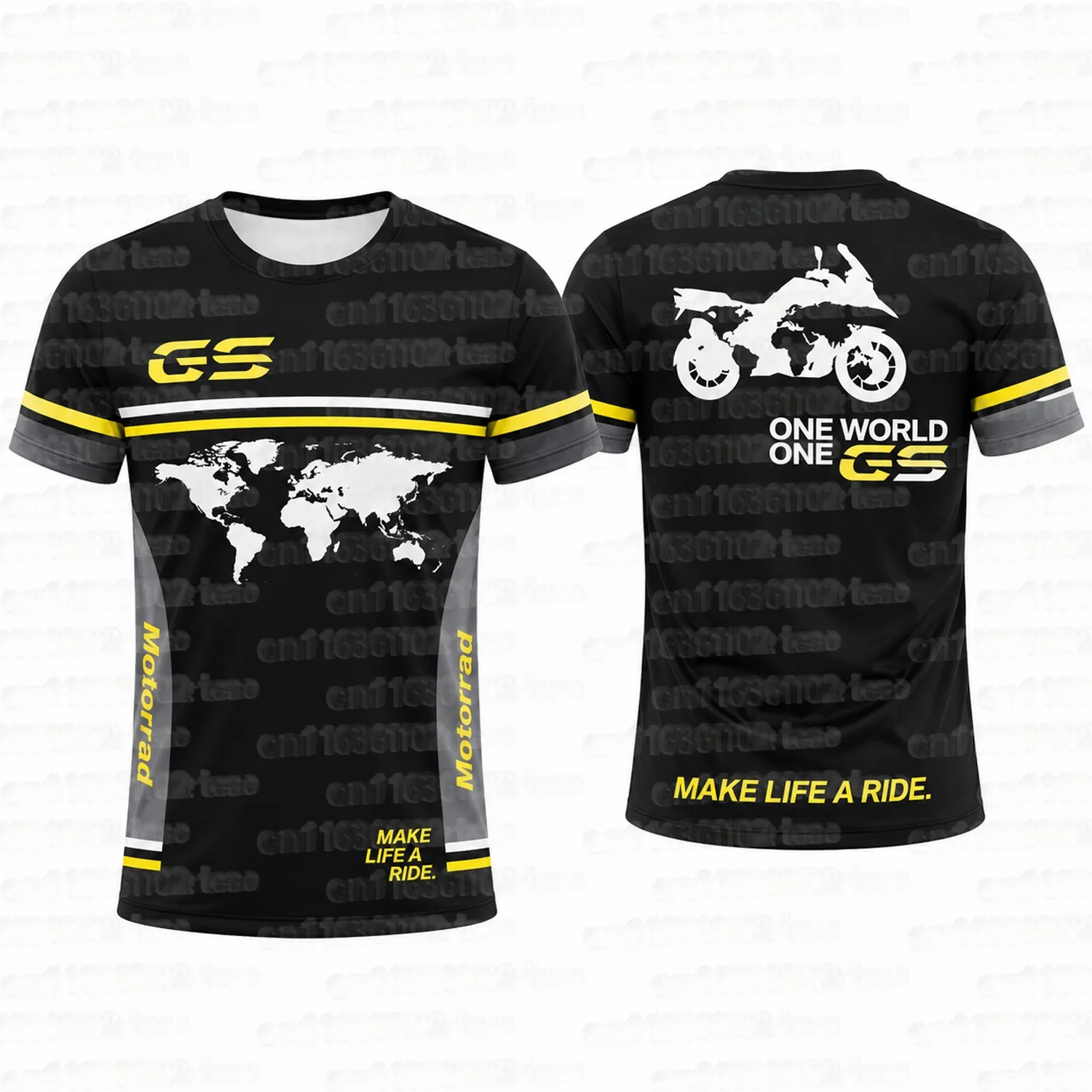 2026 Abenteuer-Motorrad-T-Shirt Schnelltrocknend Atmungsaktiv Outdoor-Sport Motorrad-Oberteil Sommer Casual Tee Familien-Partnerlook – Detail 5