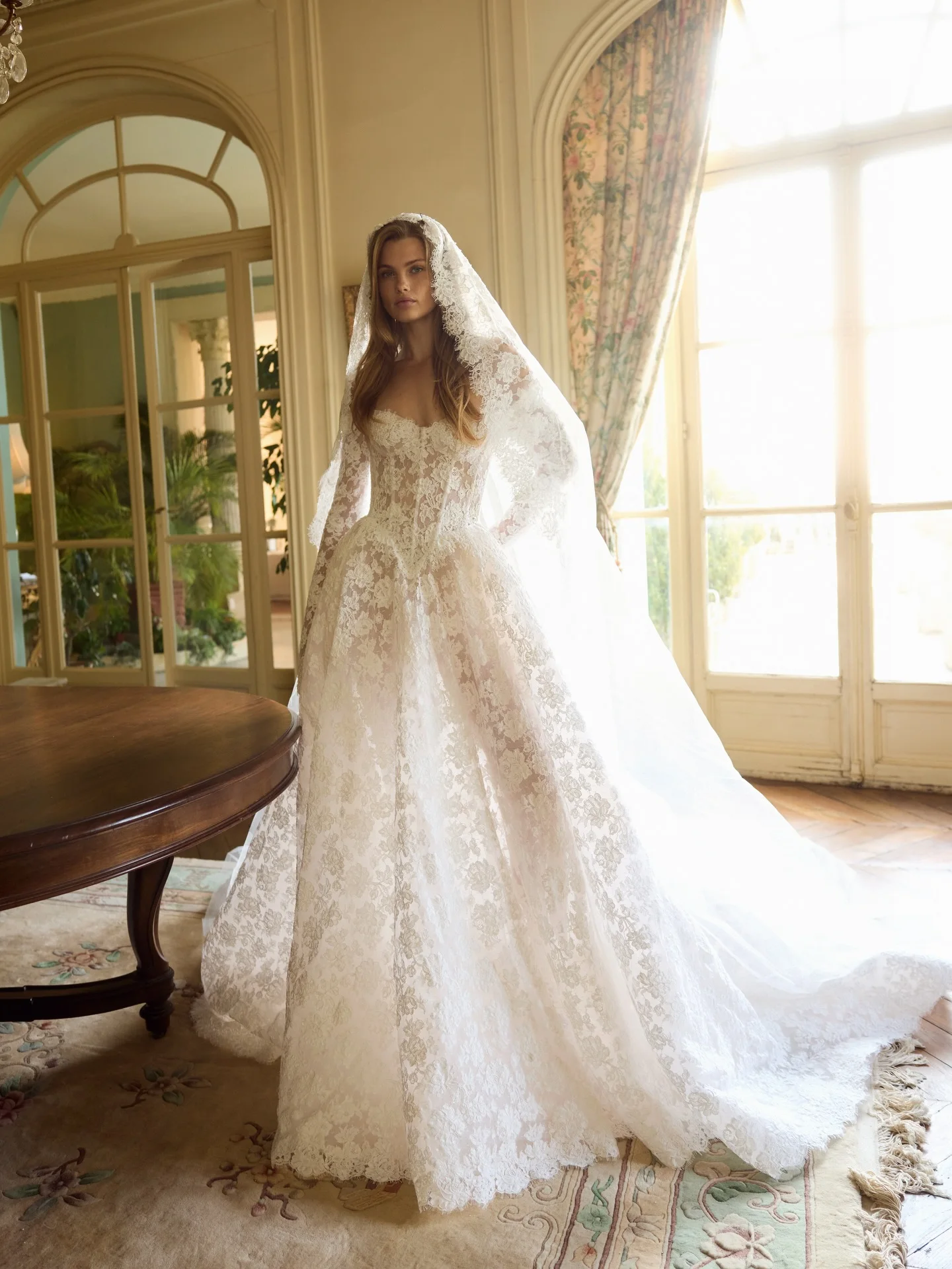 

A line Wedding Dress Lace Long Sleeve Vestido Noiva Minimalista Vestidos Feminino Elegante Para Casamento White Princesa Bespoke