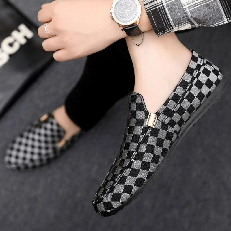 

Летняя черная повседневная обувь на плоской подошве для мужчин, парусиновая обувь для взрослых, рабочие кроссовки по низкой цене, новая модная обувь 2025 года, элегантная мужская обувь