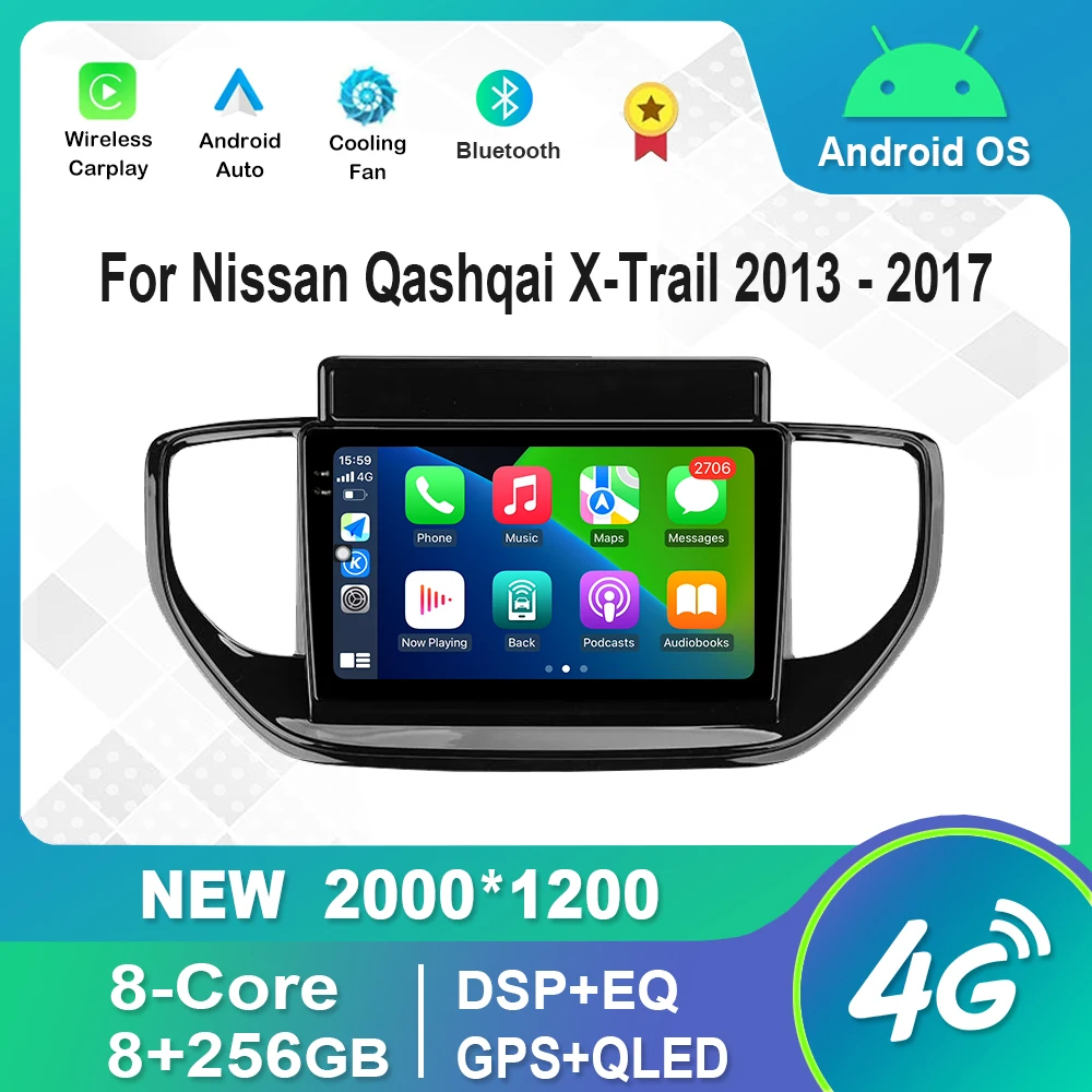 

For Hyundai Solaris 2 II 2020 - 2021 Android Auto Video Multimedia Player Bluetooth GPS 4G WiFi DSP HD Touch Screen