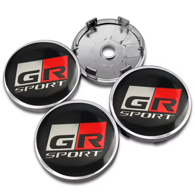 GR Emblem Wheel Center Cap Car Rims Hubcaps Cover for Ford fiesta Mercedes w212 Volkswagen golf Audi a3 a4 a6 Tesla wheel parts