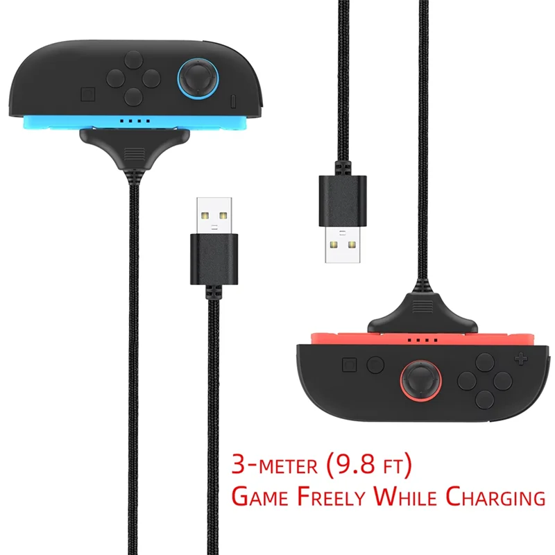 【Buy It-Now!】Joy Pad Charger Cable For Nintendo Switch 2, Magnetic Charging Cable  Length With Reversible Interface Joy Pad Co