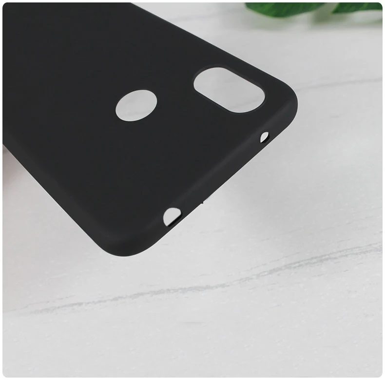 Custodia per telefono in silicone di colore puro per Huawei Honor 8A Pro Custodia Honor 8A shell Huawei Y6 2019 Cover posteriore in TPU morbido