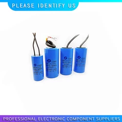 CD60 startup capacitor Plastic shell 450v 50UF 75UF 100UF 150UF 200UF 250UF 300UF 350UF 400UF 450UF 500UF