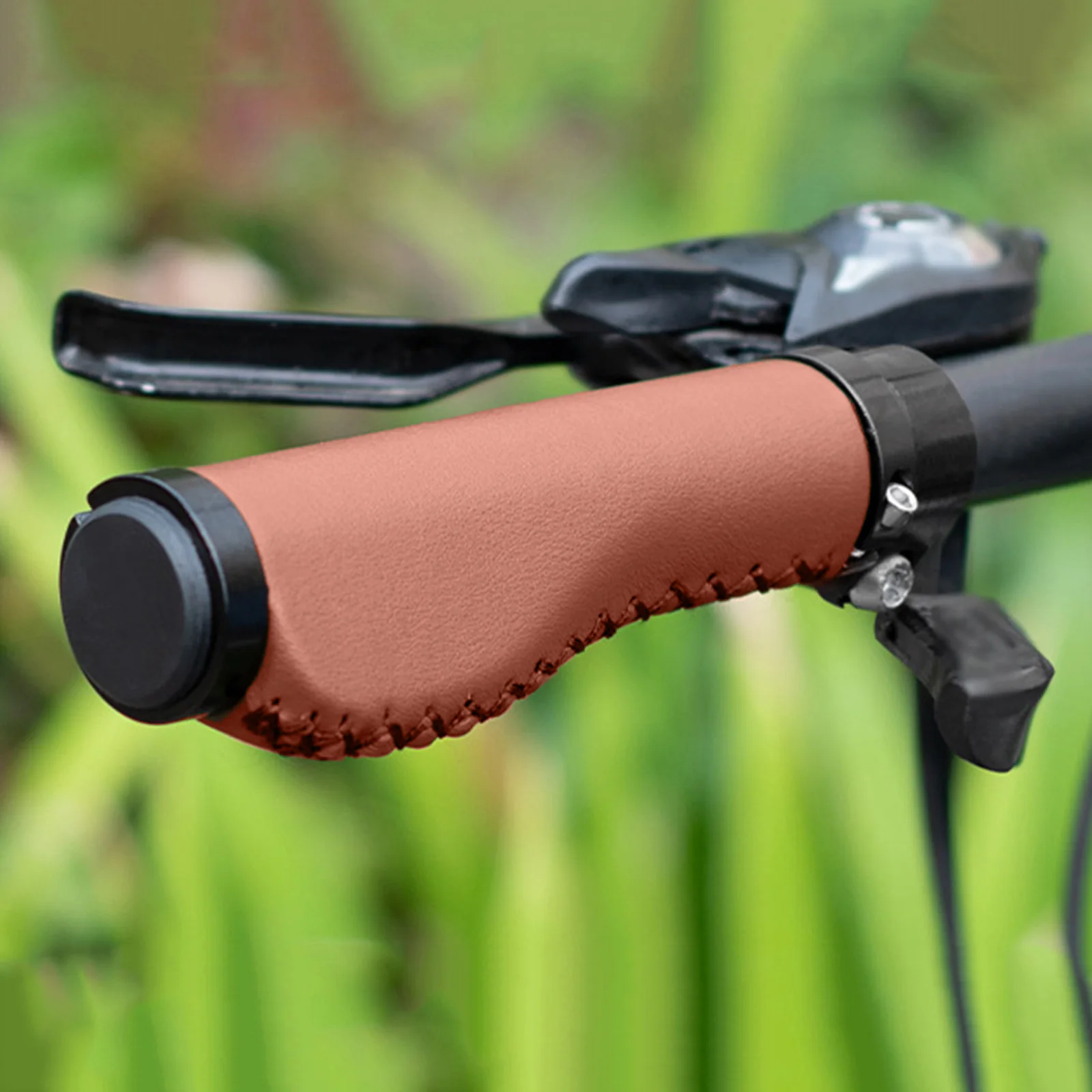 

Велосипедная ручка, ручки MTB, дорожный велосипед, рукоятка, поглощающая вибрацию, мягкий рукав из искусственной кожи, аксессуары для велоспорта