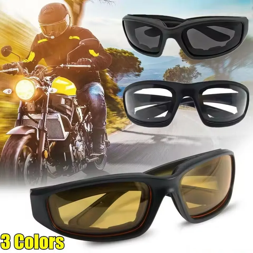 Windproof Motorcycle Glasses Polarized Sunglasses Riding Goggles Sports New Moto Eyewear Mens Sunglasses Women UV400 Protective