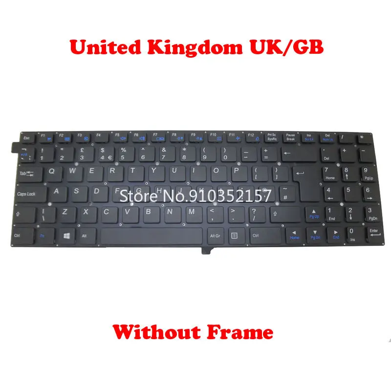 

JP SD SW FR ES BR BE SP DM LA FR Keyboard For CLEVO W550AU W550EL W550EU W550SU1 W551EU W551SU2 W555AUQ W555EUQ W555SUW W555SUY