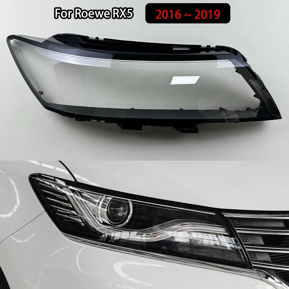 

Для Roewe RX5 2016 2017 2018 2019 автомобильная фара, крышка объектива, стеклянная линза, лампа, прозрачный абажур, автомобильные аксессуары