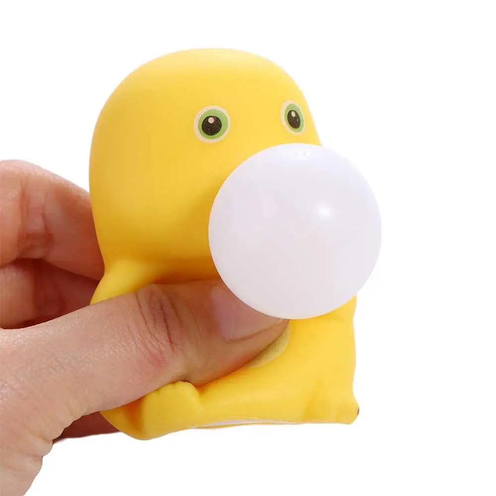 PU Milk Dragon Milk Dragon Kneading Music Doll Soft Squeeze Toys Yellow Dinosaur Squeeze Toys Elastic Yellow Cartoon Dragon Toys