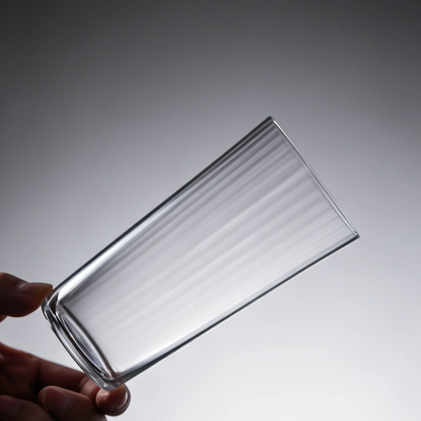 Inmeet Premium Japanese Striped Highball Glass Tall Cocktail Cup for Iced Americano And Mixed Drinks