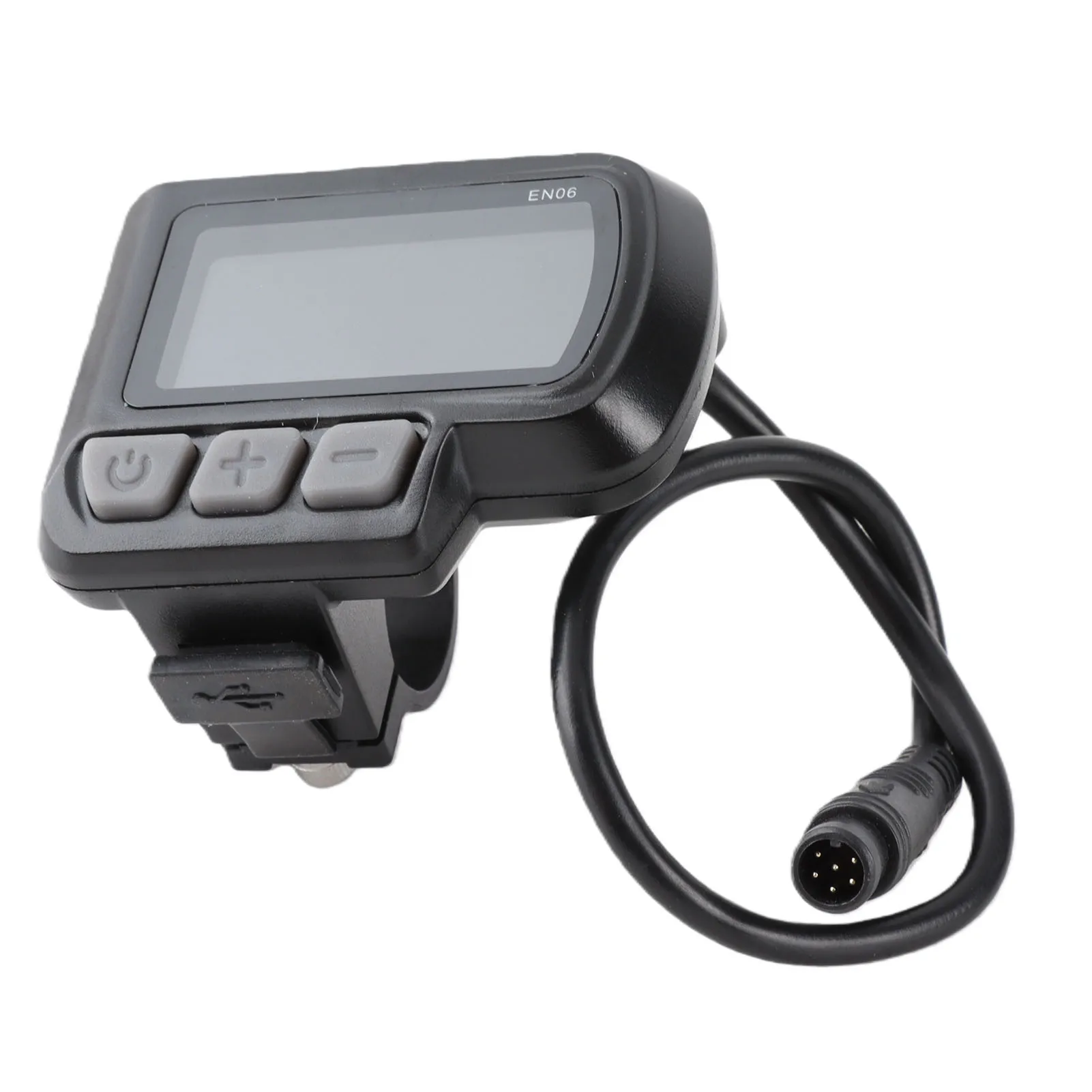 EN06 Fiets Display Meter Snelheidsmeter met Lichtconnector 6-pins Waterdichte Kabel 24V 36V 48V 60V Elektrische Fiets Display Paneel voor 22 inch.