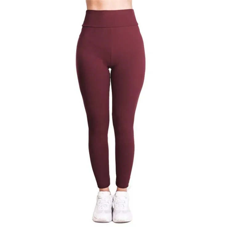 Pantaloni da yoga in seta di latte aderenti Pantaloni da donna elastici a vita alta Nuovi colori Sle ular tra le donne