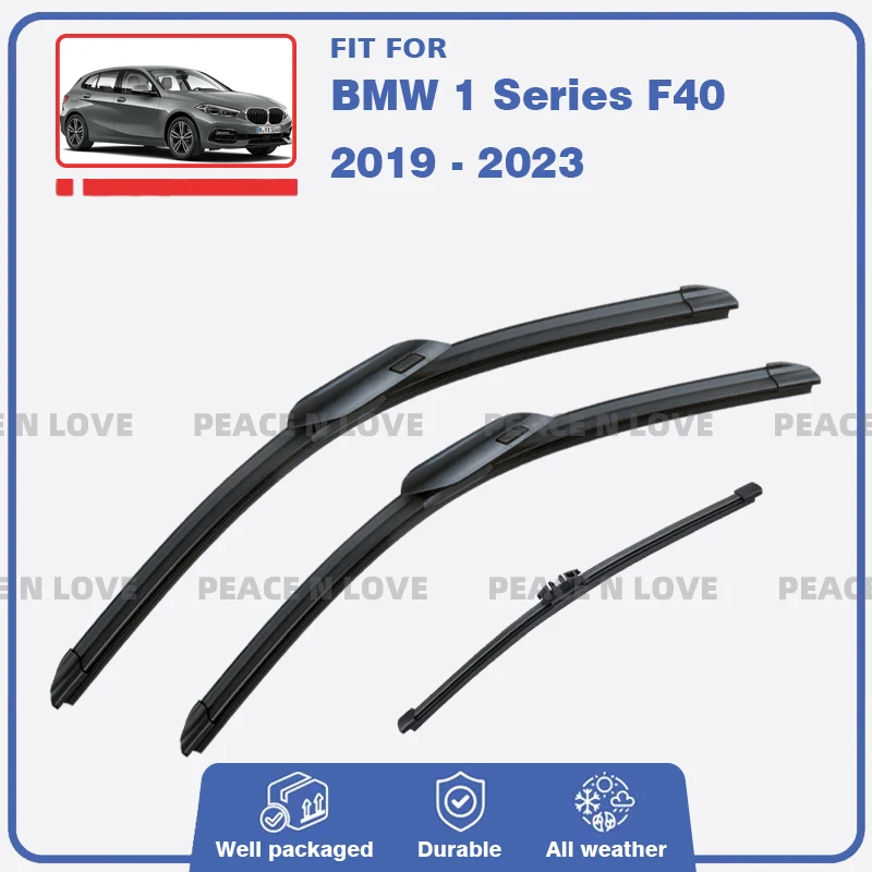 Wischerblätter für BMW 1er F40 2019 2020 2021 2022 2023 vorne hinten Windschutzscheibe Windschutzscheibe Bürsten Fenster Auto Autozubehör