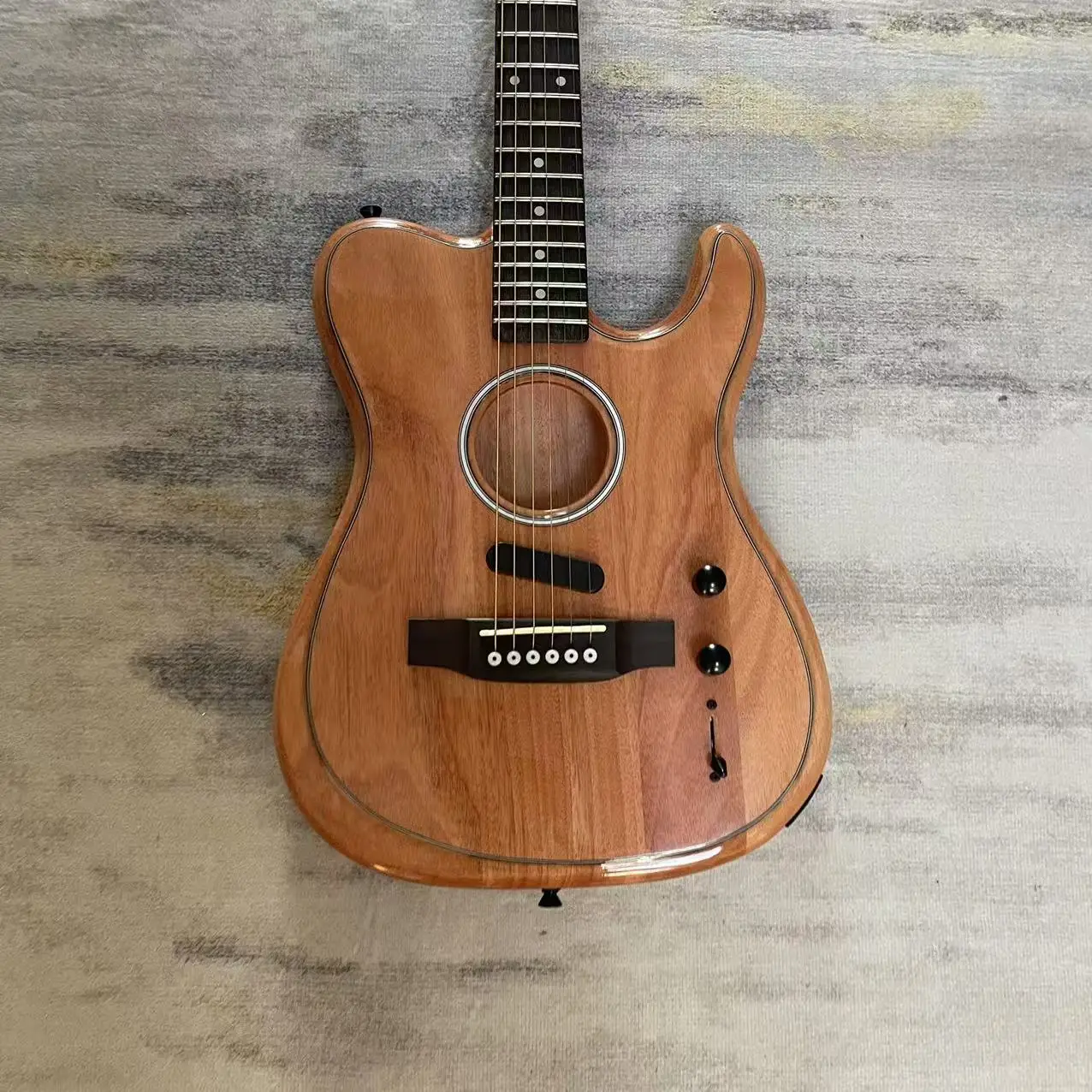 Electric Guitar 6-Chord Silent TL Model, Solid Wood Body, Factory Realistic Picture, In Stock