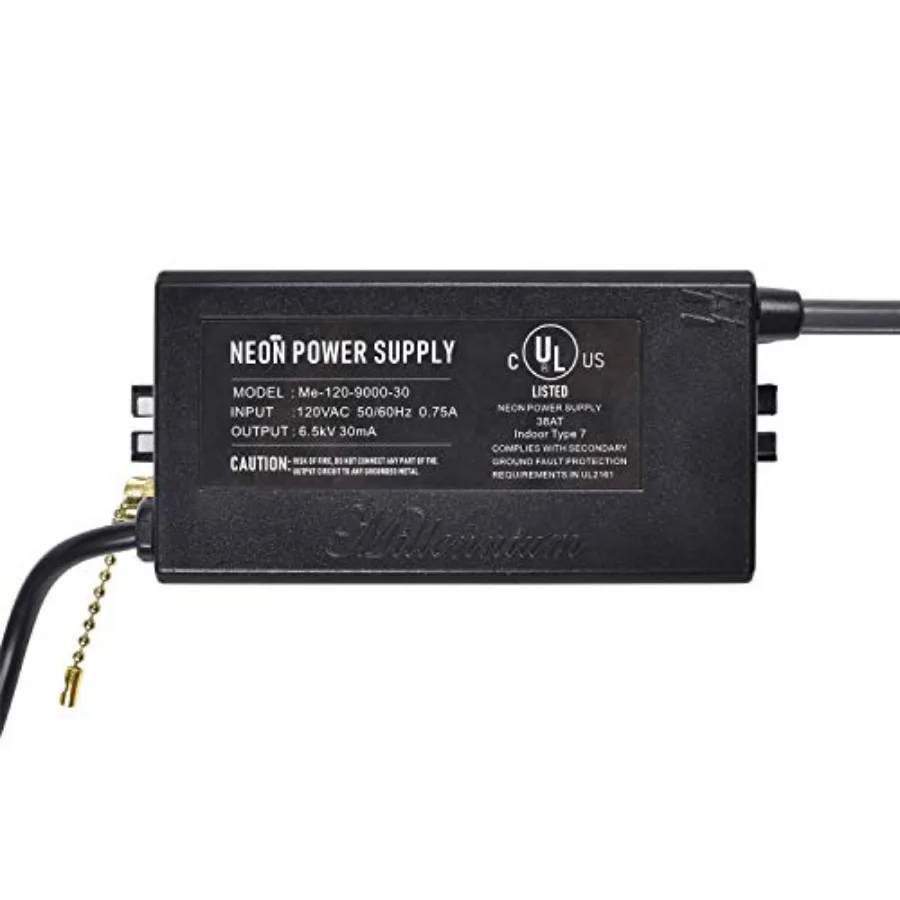 

UL 6.5KV Neon Sign Transformer for Neon Signs Light Power Supply 120V AC 50/60HZ