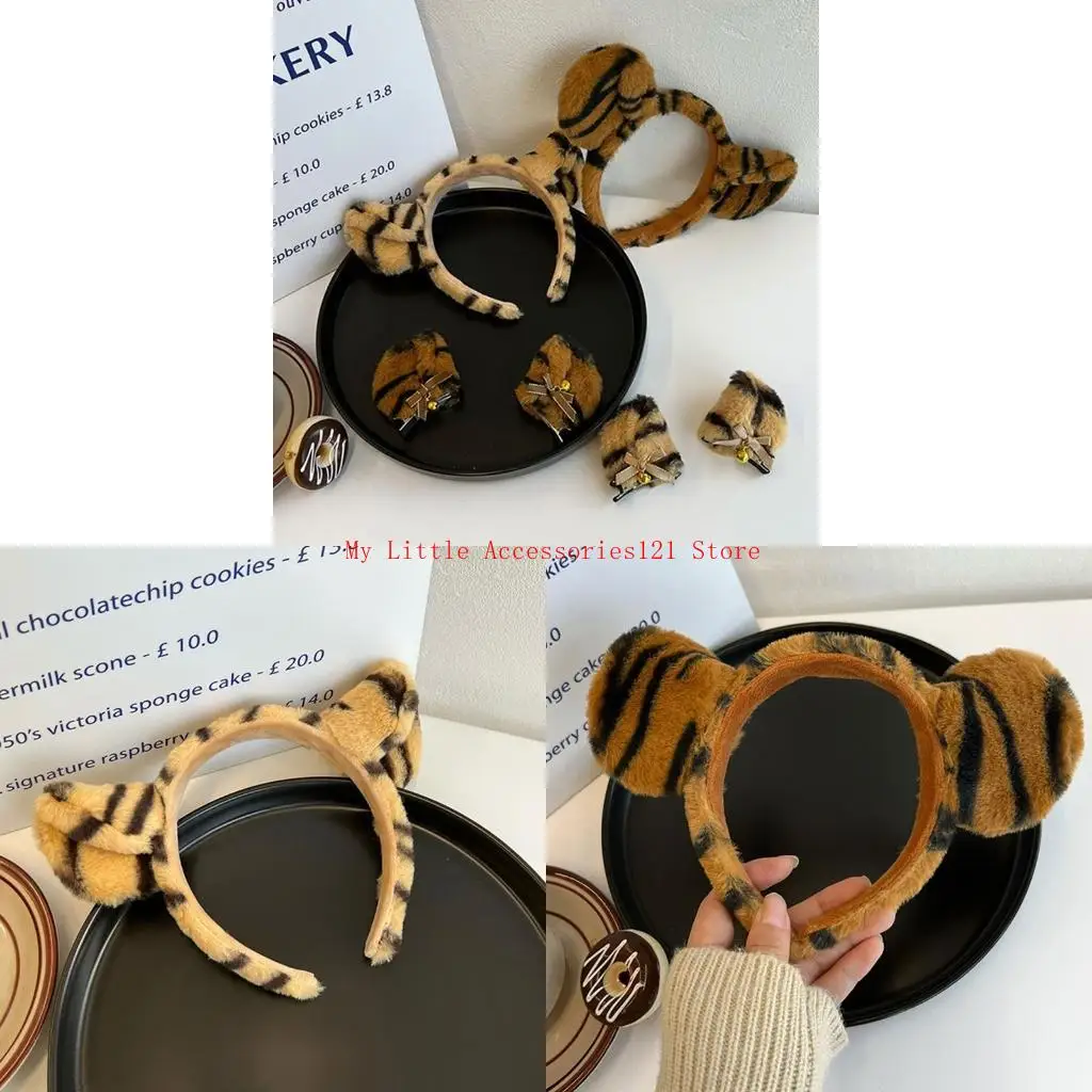 

Women Girls Cartoon Ear Shaped Hairpins Durable Shower Hair Hoop