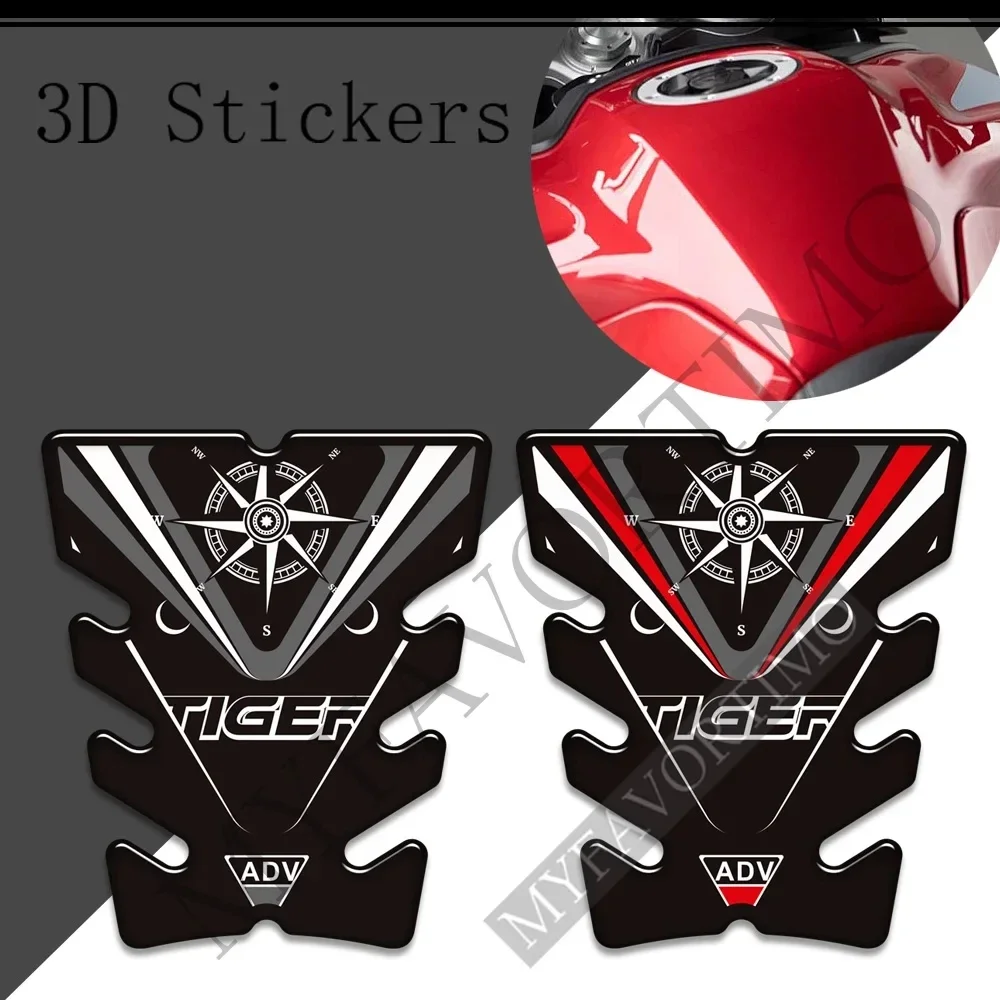 Motorcycle 3D Stickers For Triumph Tiger 900 Rally Side Panel Protector Fairing Decals Emblem Logo Badge Tank Pad Protection