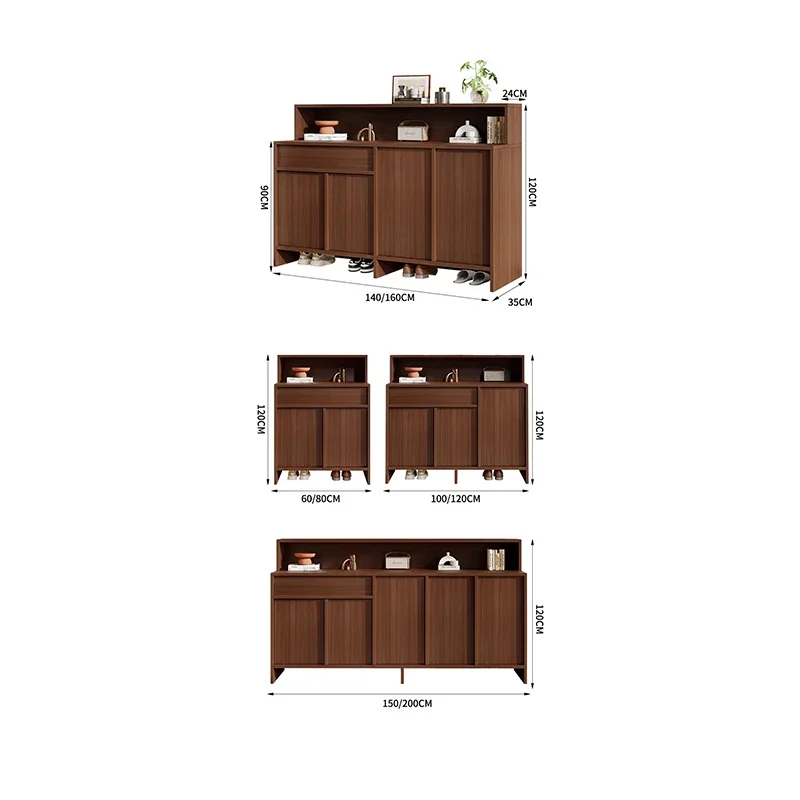 Retro American Living Room Cabinets Mid Century Nordic Aesthetic Trendy Shoe Cabinets Rustic Drawers Meubles Maison Furniture