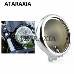 5.75 inch Motorcycle Headlight Holder Housing Bucket Mounting Bracket Headlamp Shell for Sportster XL883 XL1200 04-14