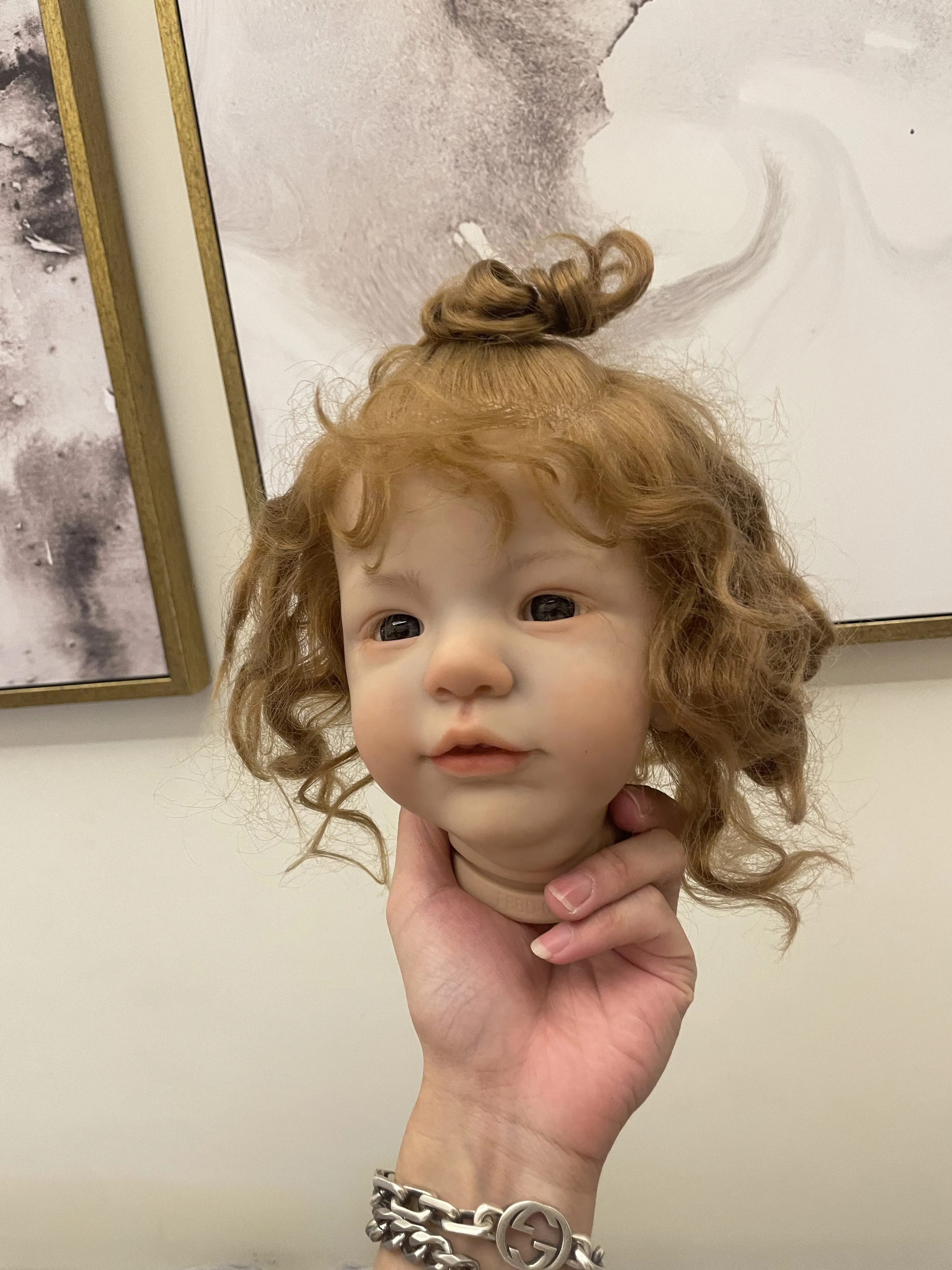 FBBD Artist Team Painted 30inch Already Painted Kit Reborn Baby Vito With Hand-Rooted Hair Lifelike Toy For Children