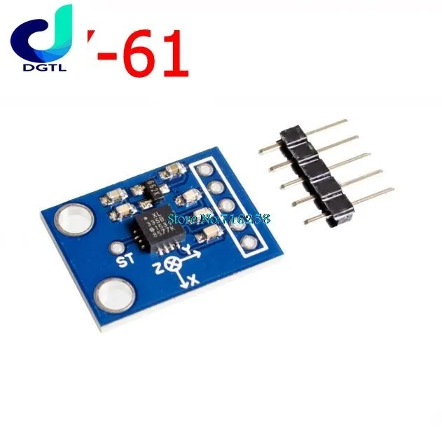 GY-61 ADXL335 three-axis accelerometer tilt angle module alternative MMA7260