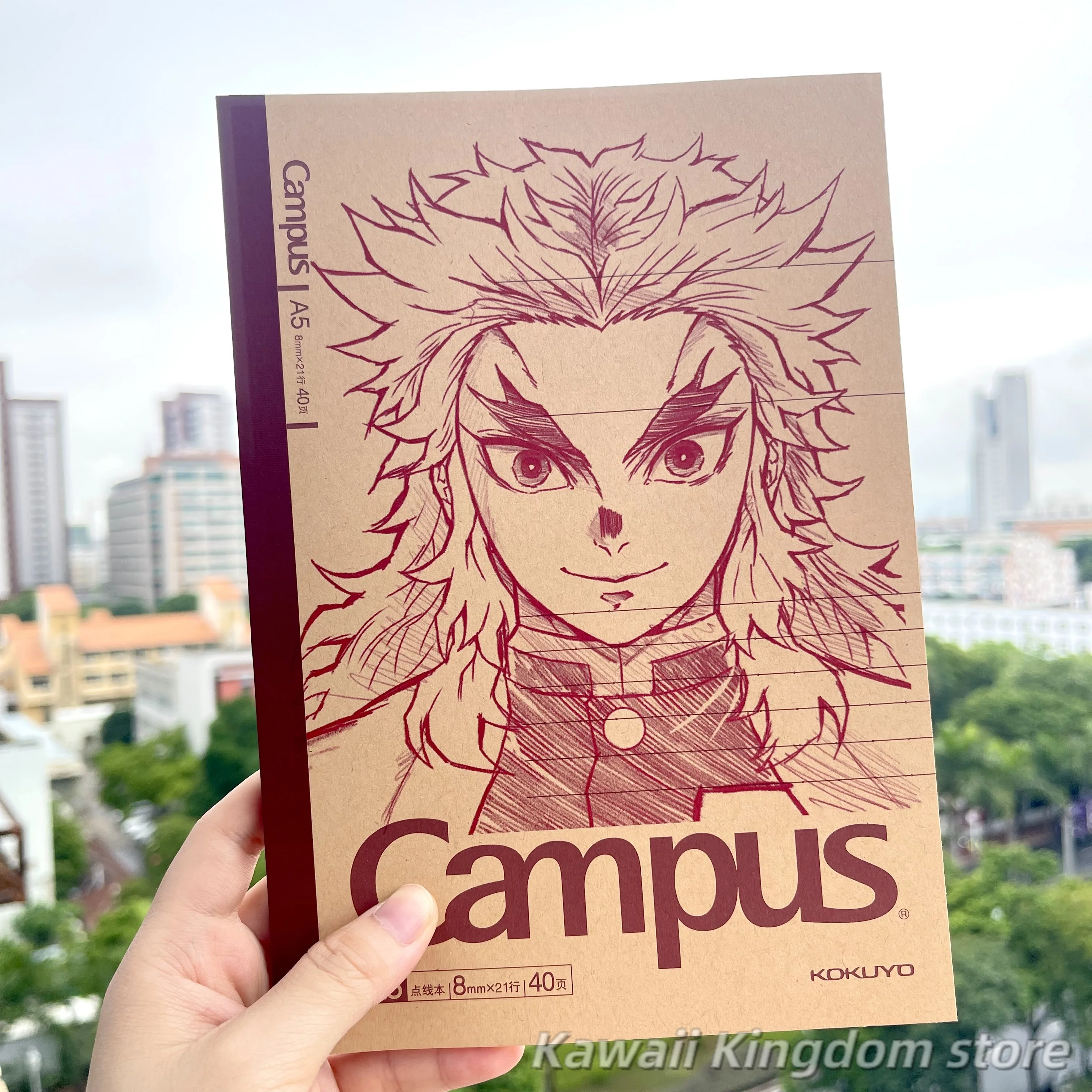 

kimetsu no yaiba Kyōjurō Rengoku Muichirō Tokitō Cosplay Cute Cartoon Student Note Removable Notebook Birthday Gift Gift Xmas
