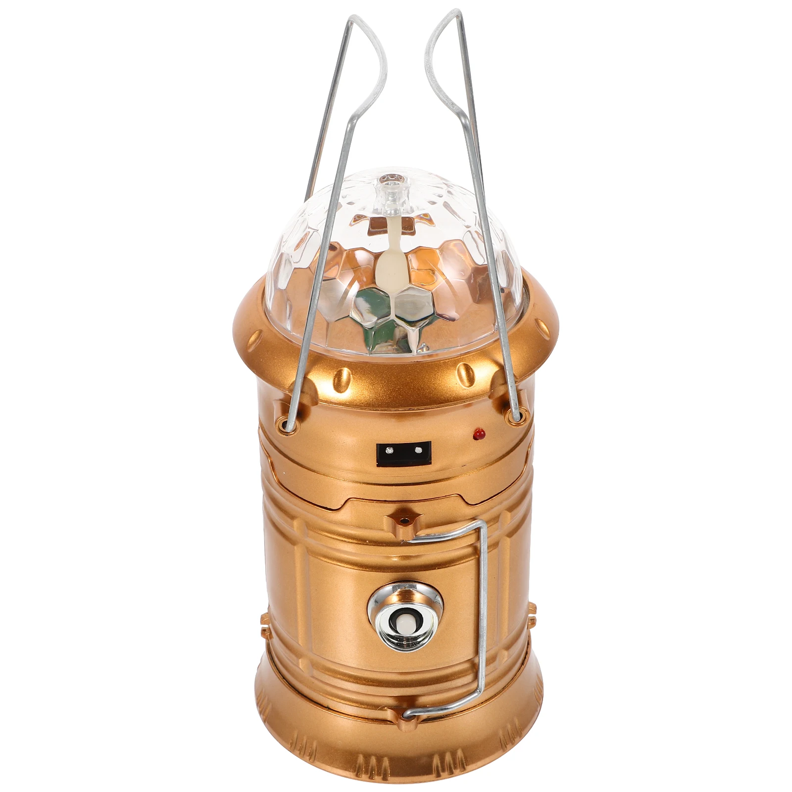 

Colorful LED Rechargeable Camping Lantern Golden Portable Tent Light for Hiking BBQ Emergency Portable Lighting