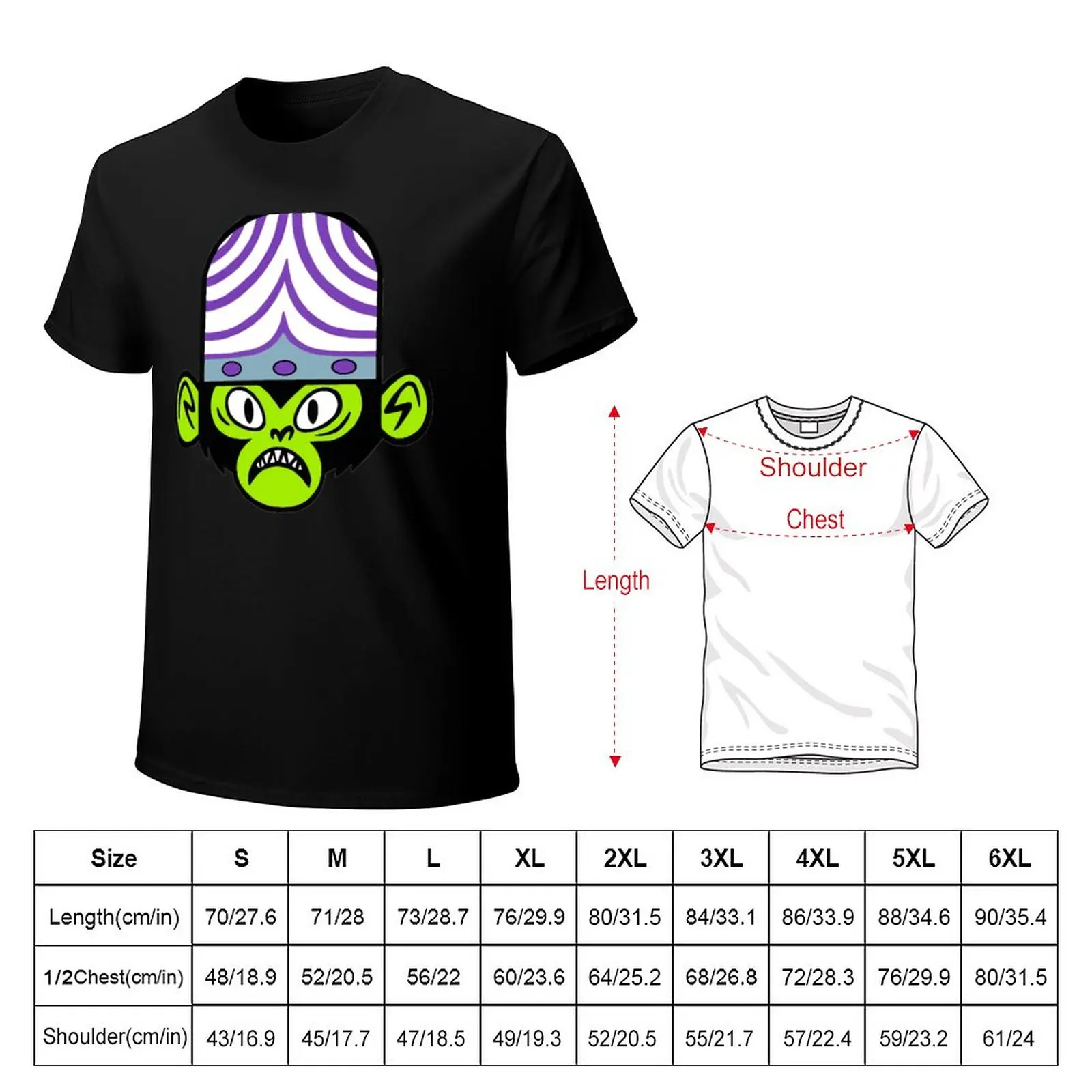 Mojo JoJo PowerPuff T-Shirt T-shirt short clothes for men