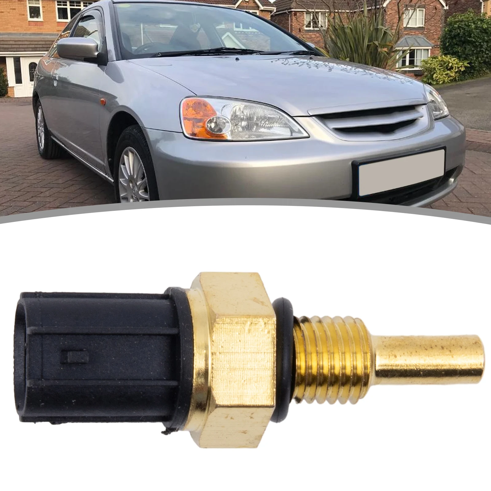 Aftermarket Parts Water Temp Sensor Sensor Temperature Sensor Gold Metal Plastic Engine Coolant Temperature Sensor