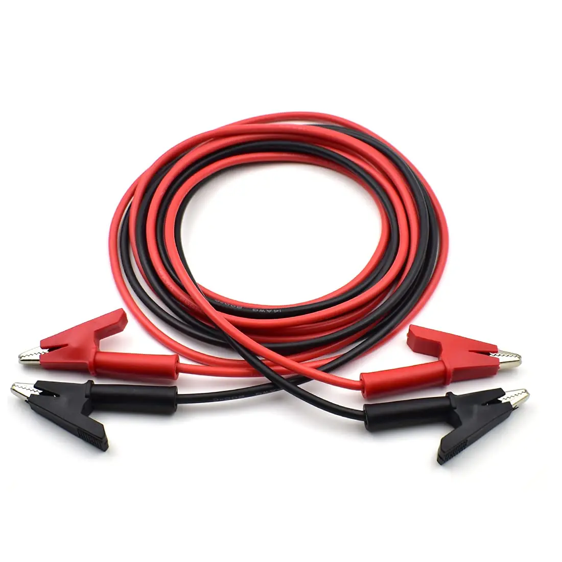 Alligator Clip to Alligator Clip Heavy Duty PVC Jumper Wire,Alligator Clip Electrical Test Leads