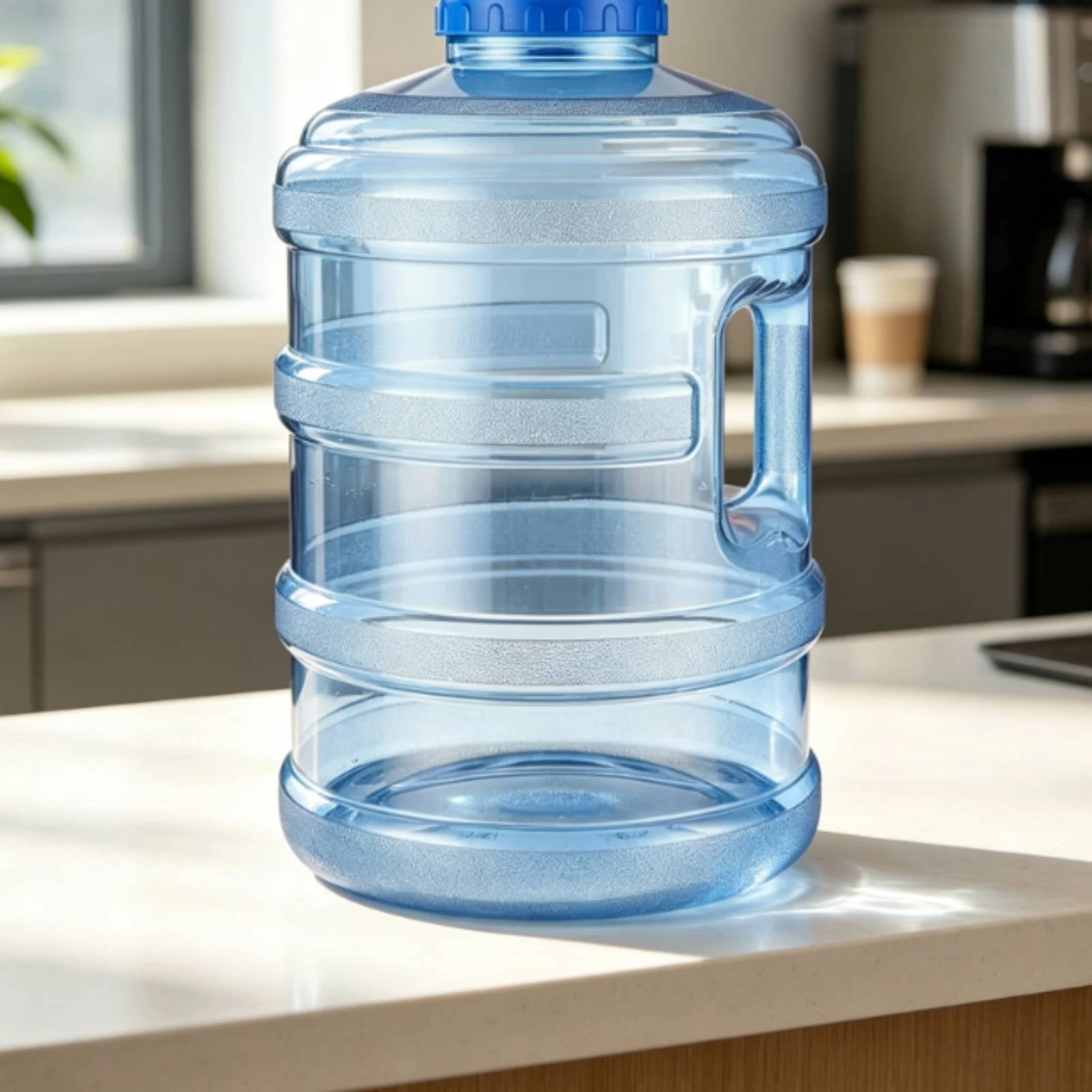 Water Jug with Handle Transparent Water Jug with Lid Dispenser Bottle with Hole Sealed Portable for Tea Lovers, Kitchen, Office view 6